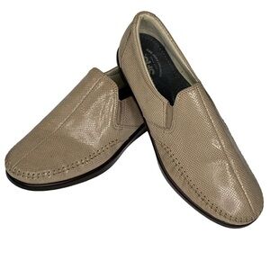 SAS Mushroom Snakeskin Slip On Tripad Comfort Shoes Size 10 Unworn PreOwned